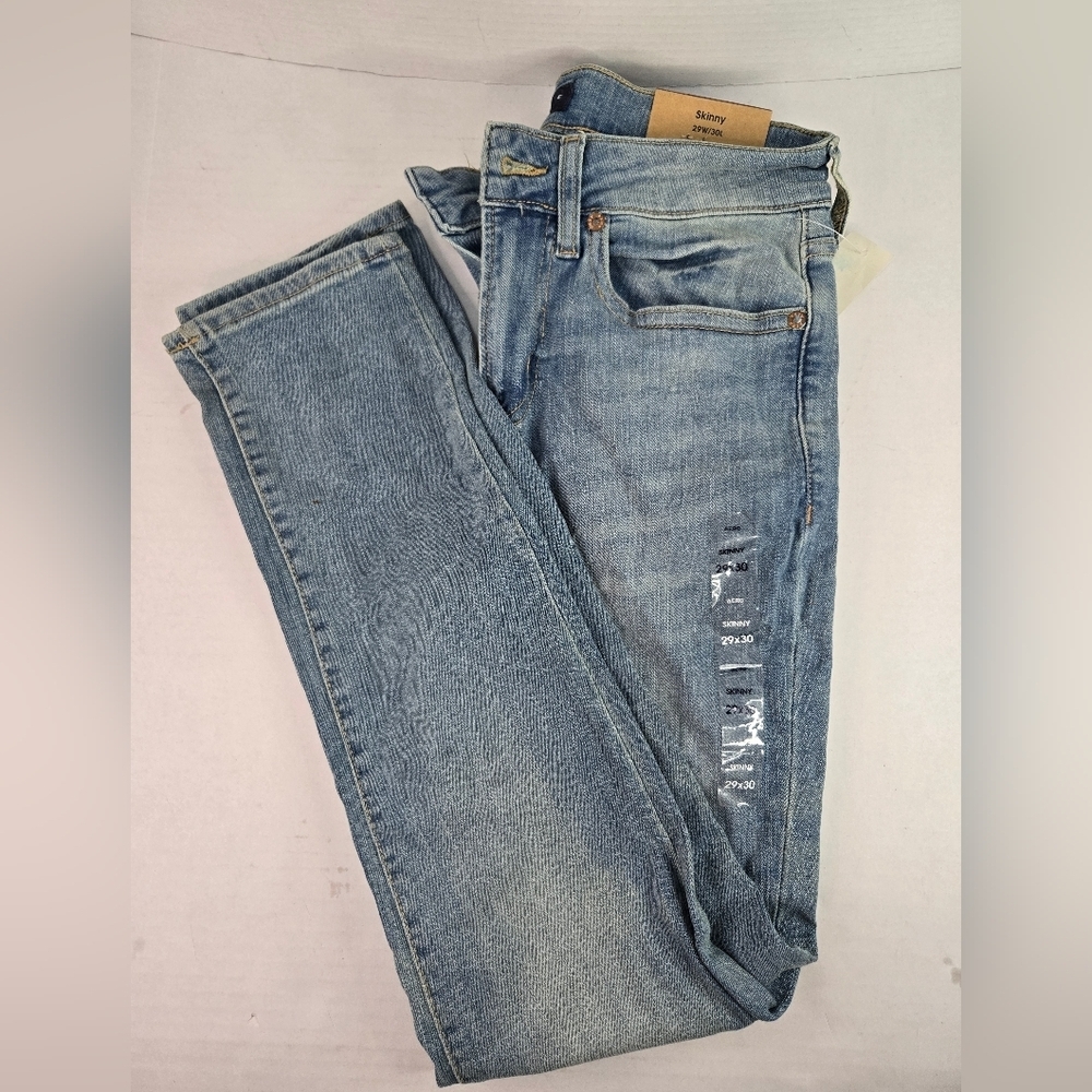 Aeropostale  Women's Skinny Ankle Light Blue Stretch Denim